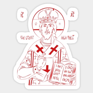 Christ the High Priest Sticker